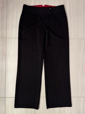 Cato Vintage Pinstripe Straight Leg Pants